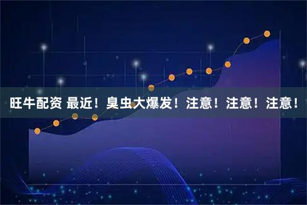 旺牛配资 最近！臭虫大爆发！注意！注意！注意！