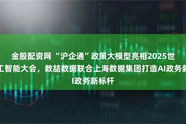 金股配资网 “沪企通”政策大模型亮相2025世界人工智能大会，数喆数据联合上海数据集团打造AI政务新标杆