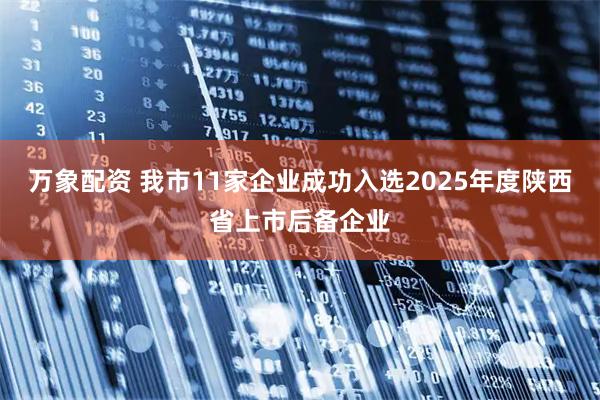 万象配资 我市11家企业成功入选2025年度陕西省上市后备企业